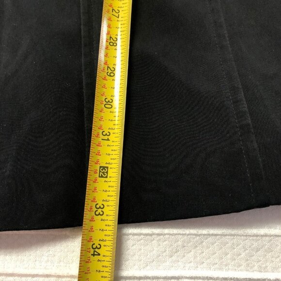 𝅺anne Klein Black Water Resistant Jacket Coat Large - Picture 14 of 16